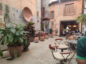 interior café sete e leiteria quedas