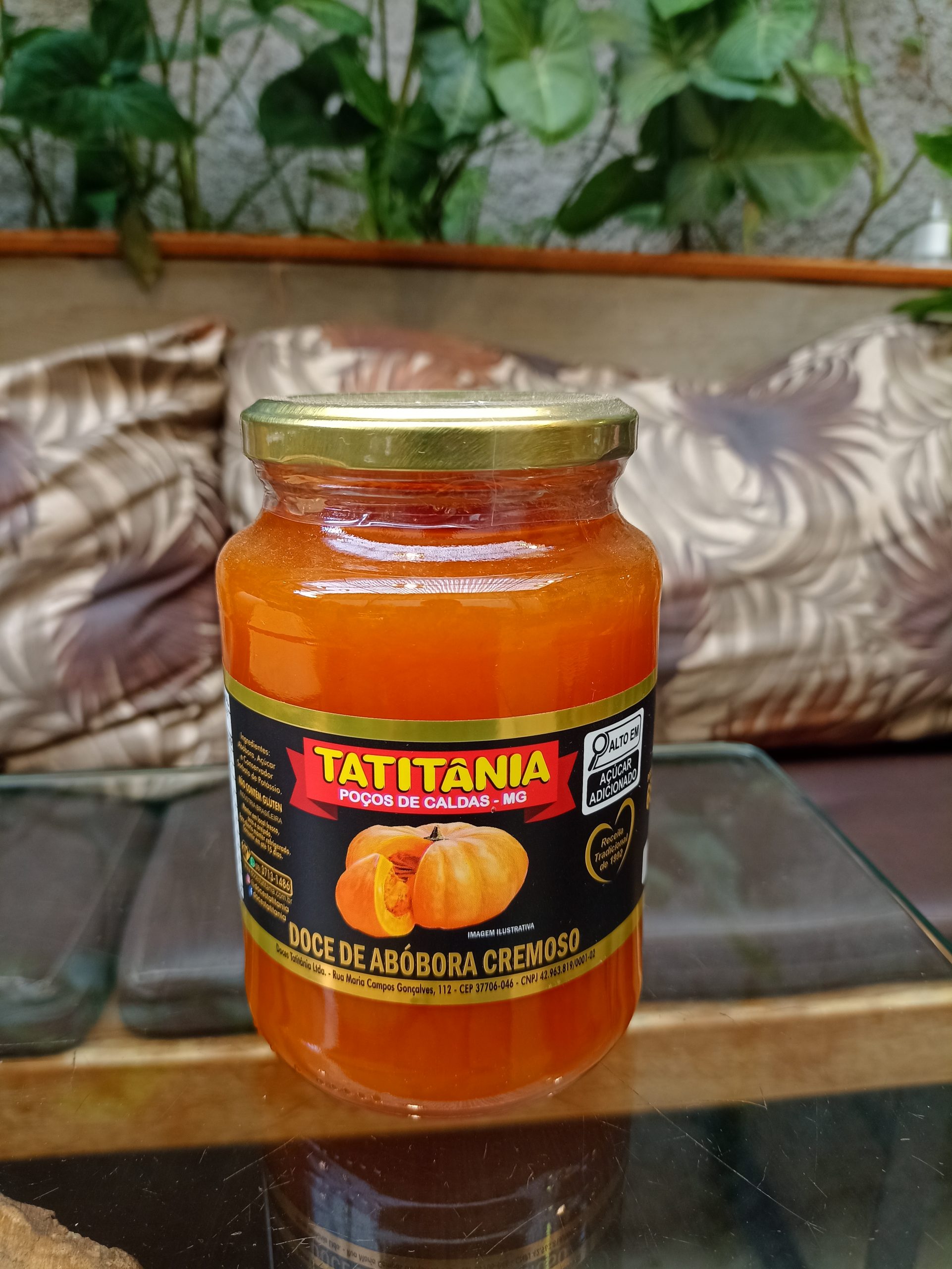 Doce de Abóbora Cremoso - Tatitania